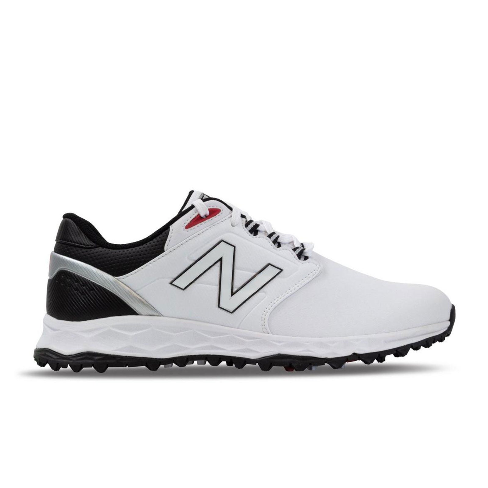 New Balance Mens Fresh Foam Elevate SL Golf Shoe - WHITE / RED
