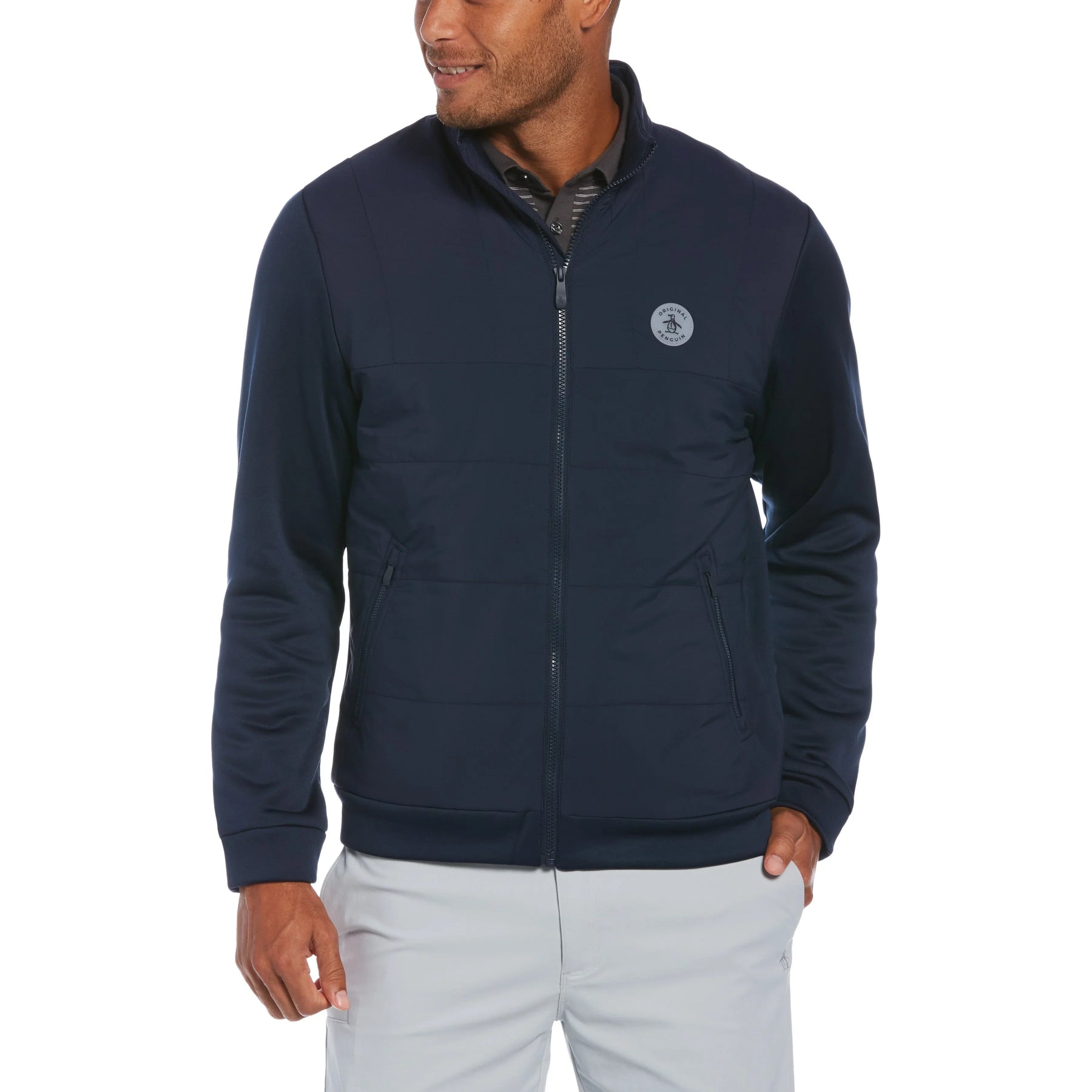 Veste à capuche homme Penguin By Munsingwear fermeture éclair intégrale Veste à capuche homme Penguin By Munsingwear fermeture éclair intégrale