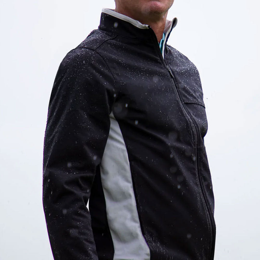 Greg Norman Mens Cabot Soft Shell Waterproof Full Zip Jacket